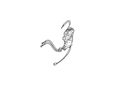 Hyundai 81320-3N000 Latch & ACTUATOR Assembly-Front Door, R