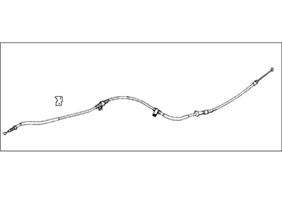 Hyundai 59760-38005 Cable Assembly-Park Brake, LH