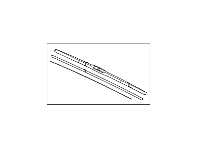 Hyundai 98350-1R050 Wiper Blade Assembly, Driver