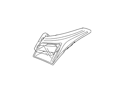 Hyundai 92420-A5010 Lens & Housing-Rear Combination Outside Lamp, RH