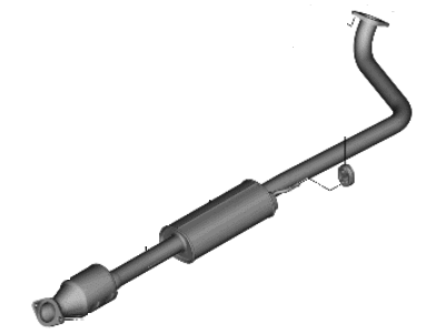 Hyundai 28650-J9110 Center Exhaust Pipe