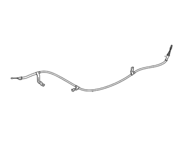 Hyundai 59760-F2050 Cable Assembly-Parking Brake, LH