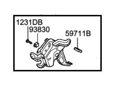 Hyundai 59710-2B600 Pedal Assembly-Parking Brake