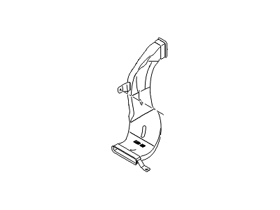 Hyundai 97370-A5000 Duct-Rear Heating, RH
