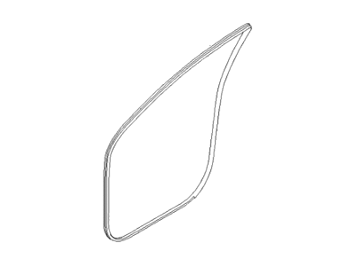 Hyundai 82120-3J000-6T Weatherstrip-Front Door Body Side RH