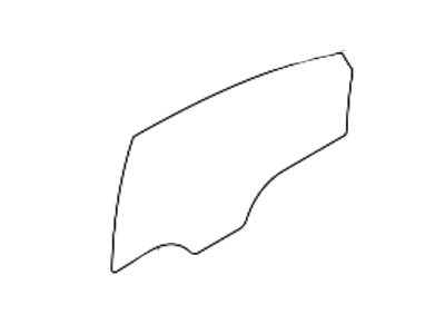 Hyundai 83421-3S010 GLASS-REAR DOOR WINDOW, RH