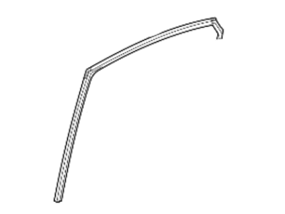 Hyundai 83530-3S000 Run-Rear Door Window Glass, LH