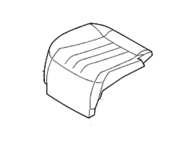 Hyundai 89260-3NAA0-WIR Rear Seat Cushion Covering, Right