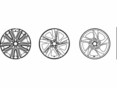Hyundai 52910-3X150 15 Inch Wheel