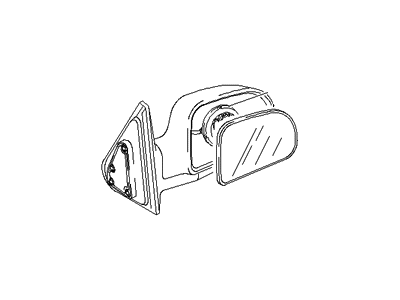 Hyundai 87620-26500-CA Mirror Assembly-Outside Rear View, RH