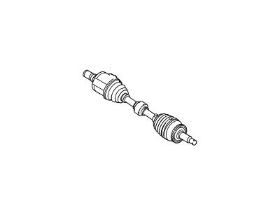 Hyundai 49500-3J000 Shaft Assembly-Drive, LH