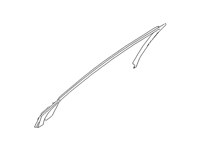 Hyundai 82910-3V000-4X Cover Assembly-Front Door Frame Inner, LH