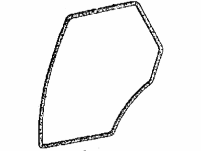 Hyundai 83110-24010-CA Weatherstrip Assembly-Rear Door Opening, LH