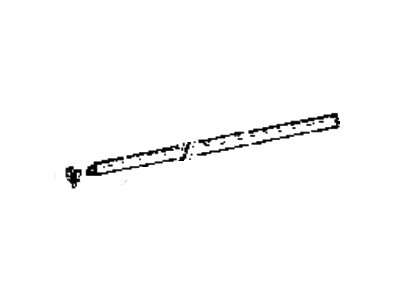 Hyundai 83210-24000 Weatherstrip Assembly-Rear Door Belt Outside LH