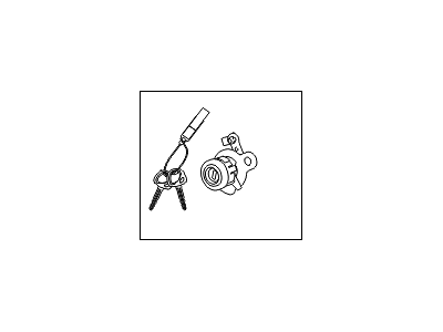 Hyundai 81250-1RC00 Key Sub Set-Trunk