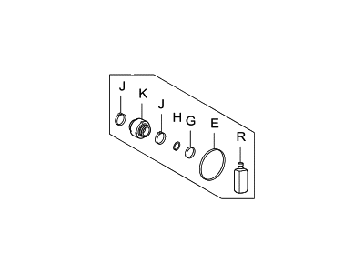 Hyundai 49604-3JA00 Damper Kit-Front Axle Dynamic, RH