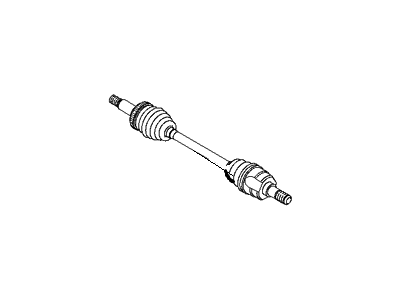 Hyundai 49601-2S000 Shaft Assembly-Drive Rear, RH