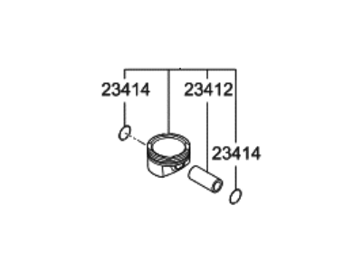 Hyundai 23041-2EAA0 Piston & Pin & Snap Ring Assembly