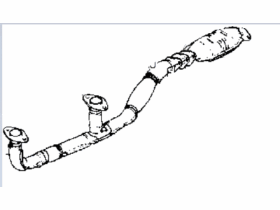 Hyundai 28600-33Q40 Front Exhaust Pipe