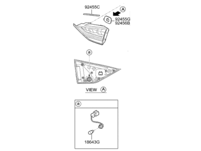 Hyundai 92404-B1030 Lamp Assembly-Rear Combination, RH