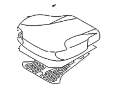 Hyundai 88100-2E010-G8A Cushion Assembly-Front Seat, Driver