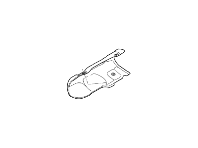 Kia 285253F060 Protector-Heat, RH