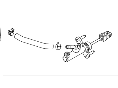 Hyundai 41610-1G000 Cylinder Assembly-Clutch Master