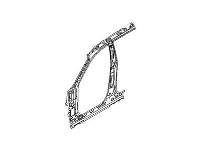 Hyundai 71201-0W000 Pillar Assembly-Front Inner, LH