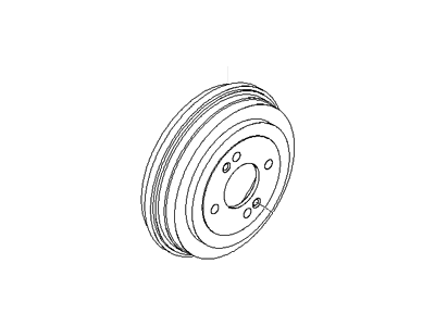 Hyundai 58411-1G000 Drum-Rear Brake