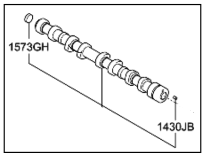 Kia 242002GTA0 Camshaft Assembly-Exhaust