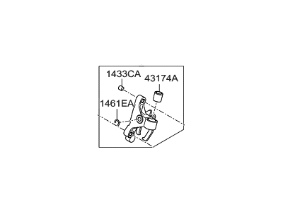 Kia 4385026003 Lever Assembly-Reverse Shift