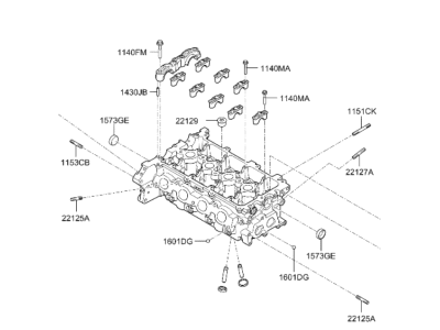 Hyundai 5B035-03U00 Head Assembly-Cylinder