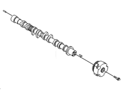 Hyundai 24200-26704 Camshaft Assembly-Exhaust