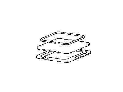 Hyundai 81610-28000 Sunroof Glass Panel Assembly
