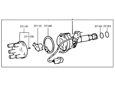 Hyundai 27101-24510 Distributor Assembly