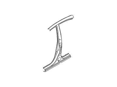 Hyundai 71401-1EB10 Pillar Assembly-Center Outer, LH