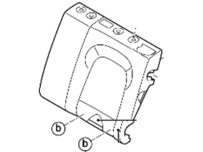 Hyundai 89360-J9010-J8Y COVERING-RR SEAT BACK, LH
