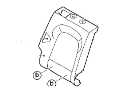 Hyundai 89460-J9000-J8Y COVERING-RR SEAT BACK, RH
