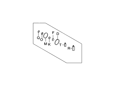 Hyundai 49596-3X1A5 Band & Clip Set, LH