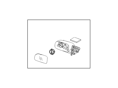 Hyundai 87620-0W000 Mirror Assembly-Outside Rear View, RH