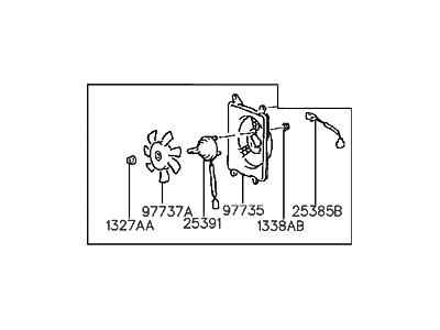 Hyundai 97730-24701 Blower Assembly-A/C CONDENSER