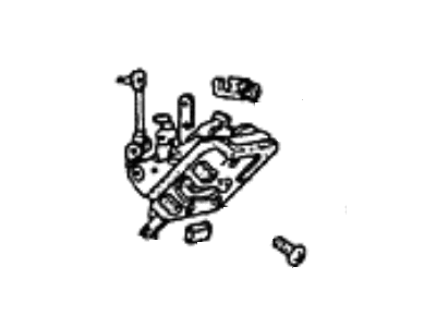 Hyundai 81410-21003 Latch Assembly-Rear Door, LH