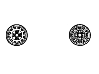 Hyundai 52910-24520 Steel Wheel Assembly