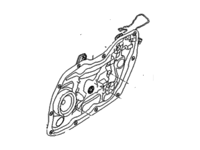 Hyundai 82471-3X810 Front Left-Hand Door Module Panel Assembly
