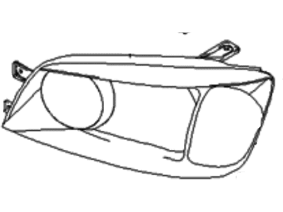 Hyundai 92103-39710 Headlamp Sub Assembly, LH