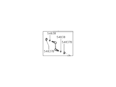 Hyundai 55530-29500 Link Assembly-Rear Stabilizer