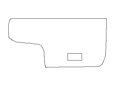 Hyundai 82391-22020 Seal-Front Door Trim, LH