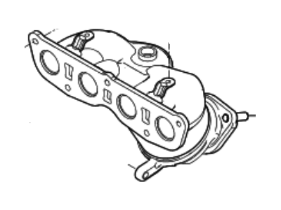 Hyundai 28510-2EMP0 Exhaust Manifold Catalytic Assembly