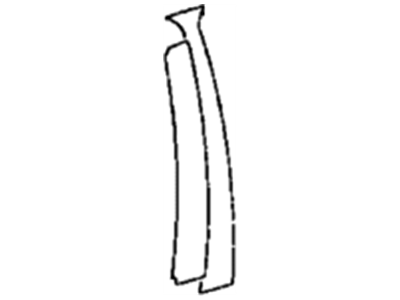 Hyundai 86365-33000 Tape-Center Pillar Black Out, LH