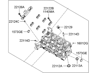 Hyundai 503R5-3CA00 Head Sub Assembly-Cylinder, LH